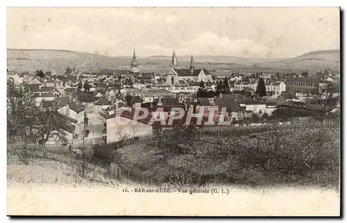 Bar sur Aube - Vue Generale - Cartes postales