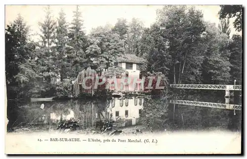 Bar sur Aube - L'Aube pres de Pont Marechal - Cartes postales