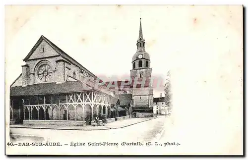Bar sur Aube - Eglise Saint Pierre - Ansichtskarte AK