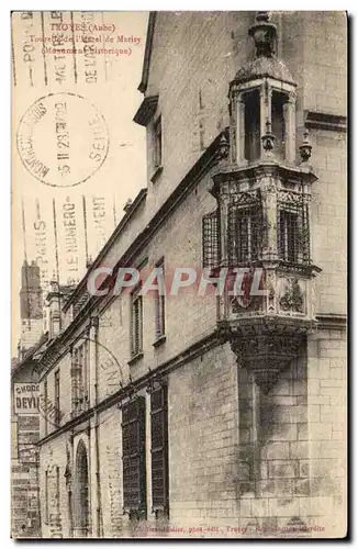 Troyes - Tourelle de l&#39Hotel de Marisy - Cartes postales