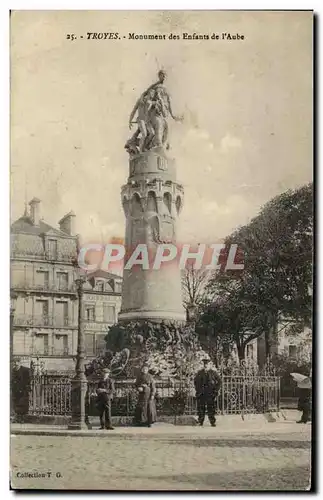 Troyes - Monument des Enfants de L'Aube - Cartes postales