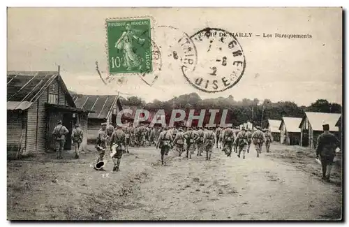 Camp de Mailly - Les Baraquements - Ansichtskarte AK