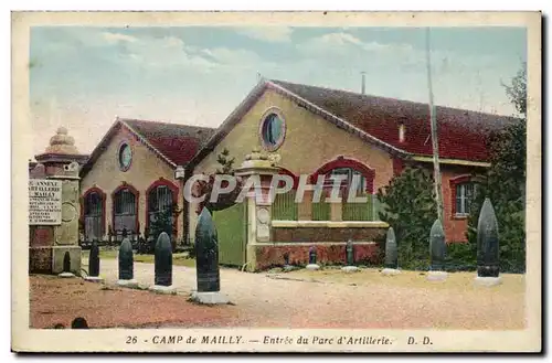 Camp de Mailly - Entree du Parc d&#39Artillerie - Cartes postales