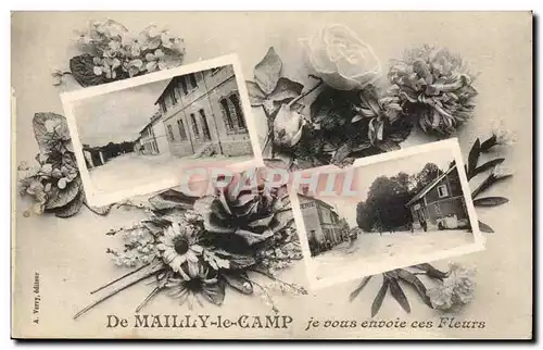 De Mailly le Camp - Je vous envoie ses fleurs - Ansichtskarte AK