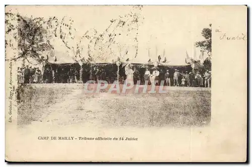 Mailly le Camp - Tribune officielle de 14 Juillet - Ansichtskarte AK