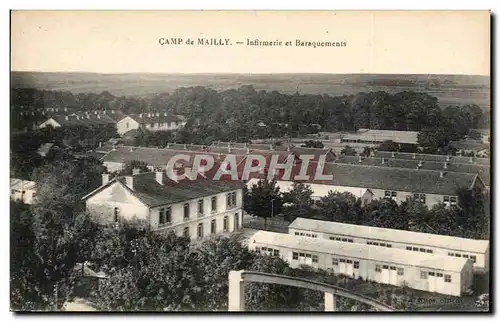 Mailly le Camp - Infirmerie et Baraquements - Cartes postales