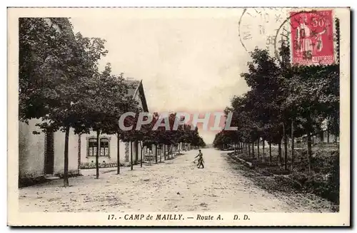 Mailly le Camp - Route A - Velo - Cyclisme - Cartes postales