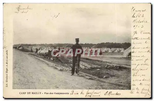 Camp de Mailly - Vue des Campements - Ansichtskarte AK