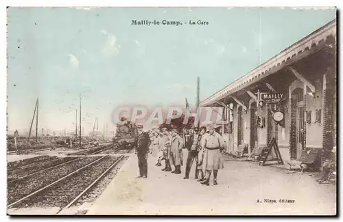 Mailly le Camp - La Gare - Cartes postales