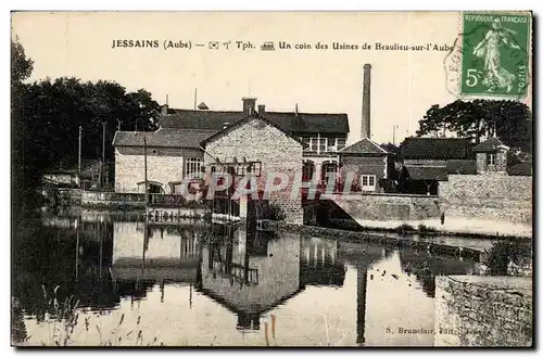 Jessains - Un Coin des Usines de Beaulieu - Ansichtskarte AK