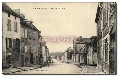 Ervry - Rue de la Gare - Cartes postales