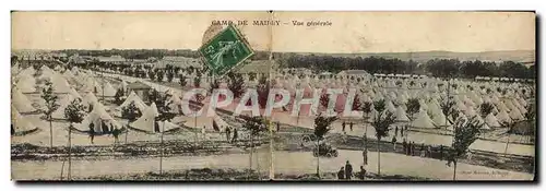 CARTE DOUBLE Camp de Mailly - Vue Generale - panorama - Cartes postales