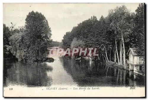 Olivet - Les Bords du Loiret - Cartes postales (publicite La Belle Jardiniere Cassegrain)