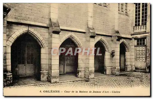 Orleans - Cour de la Maison de Jeanne d&#39Arc - Ansichtskarte AK