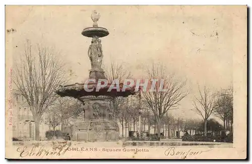 Orleans - Square Gambetta - Ansichtskarte AK