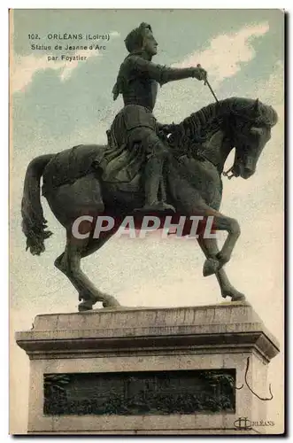 Orleans - Statue de Jeanne d&#39Arc par Foyatier - Cartes postales