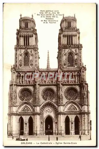 Orleans - Eglise Sainte Croix - Cartes postales