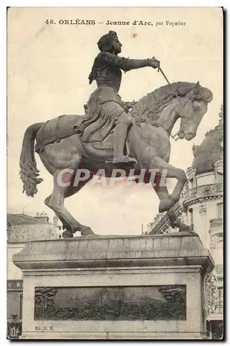 Orleans - Jeanne d&#39Arc par Foyatier - Cartes postales