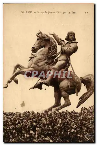 Orleans - Statue de Jeanne d&#39Arc par le veel - Cartes postales