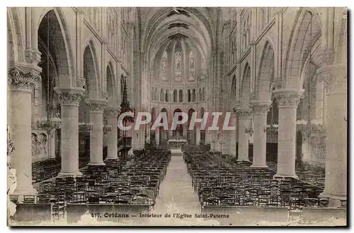 Orleans - Interieur de l&#39Eglise Saint Paterne - Cartes postales