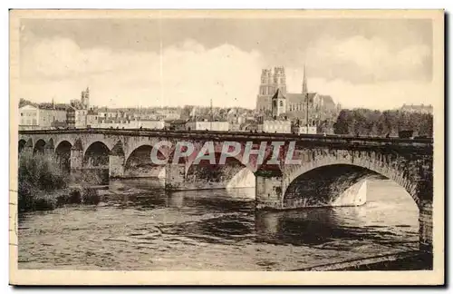 Orleans - Le Grand Pont - Vue Generale - Bridge - Ansichtskarte AK