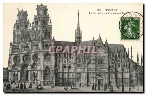 Orleans Cartes postales La cathedrale Vue d&#39ensemble