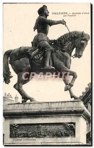 Orleans Cartes postales Jeanne d&#39arc par Foyatier