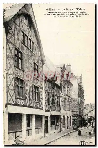 Orleans Cartes postales La rue du tabour