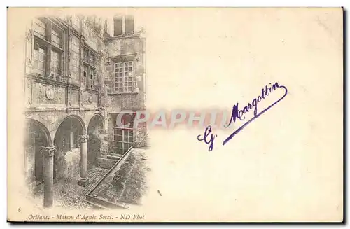 Orleans Cartes postales Maison d&#39Agnes Sorel