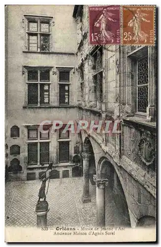 Orleans Cartes postales Maison de Jeanne d'arc Ancienne maison d'Agnes Sorel