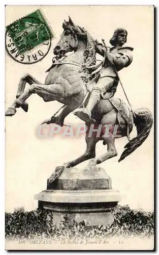 Orleans Cartes postales Statue de Jeanne d'arc