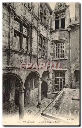 Orleans Cartes postales Maison d'Agnes Sorel