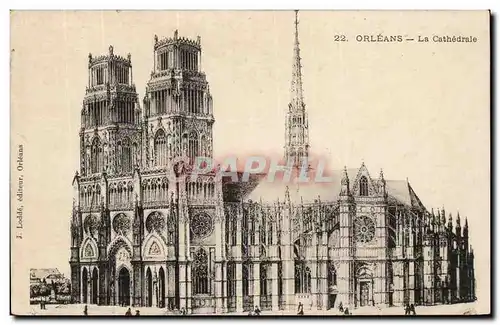 Orleans Cartes postales La cathedrale