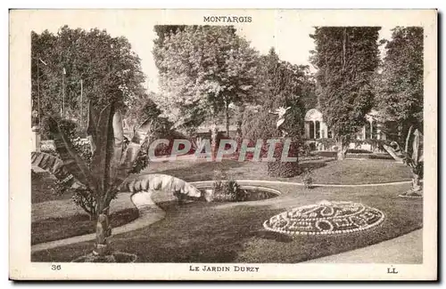 Montargis Cartes postales Le jardin Durzy