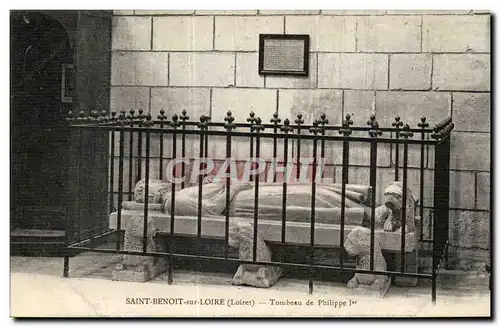Saint Benoit sur Loire Cartes postales Tombeau de philippe 1er