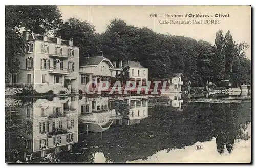 Environs d&#39Orleans olivet Cartes postales Cafe Restaurant Paul Foret