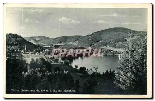 Cartes postales Titisee Schwarzwald mit Hochfirst