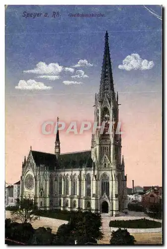 Cartes postales Speyer Geddchnitskirche