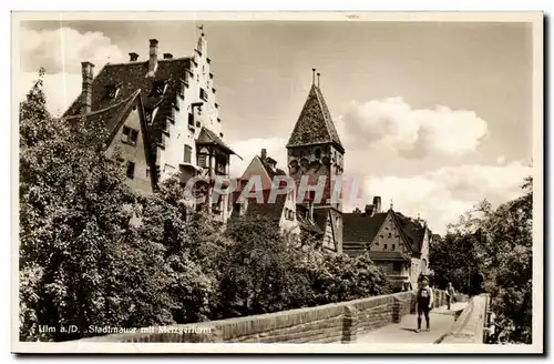 Cartes postales Ulm Stadtmauer mit Metzgerium