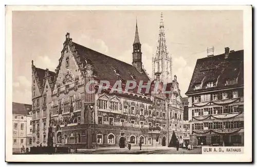 Cartes postales Ulm Rathaus