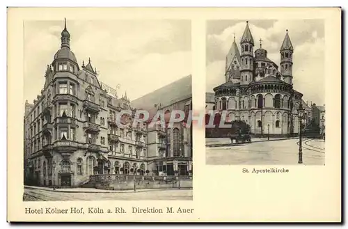 Cartes postales Koln Hotel Kolner Hof