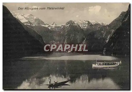 Cartes postales Der Konigssee vom Malerwinkel