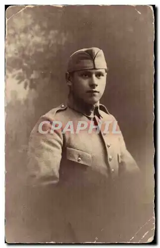 CARTE PHOTO Soldat militaria