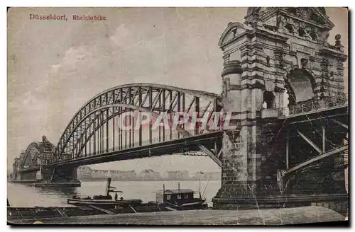 Cartes postales Dusseldorf Rheinbrucke