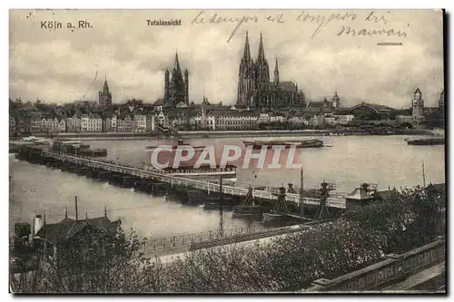 Cartes postales Koln Totalansicht