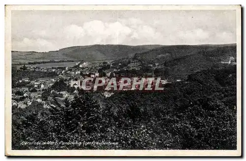 Cartes postales Gernrode a Harz vom Preussenturn