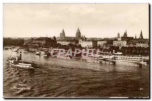 Cartes postales Mainz Rheinpartie