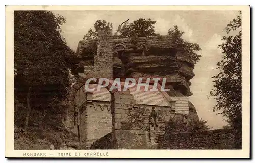 Cartes postales Hohbarr Ruine et chapelle