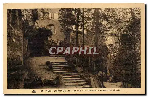 Cartes postales Mont Saint odile Le couvent Chemin de ronde