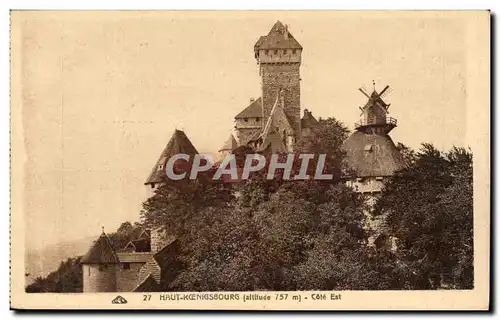 Cartes postales Haut Koenigsbourg Cote Est